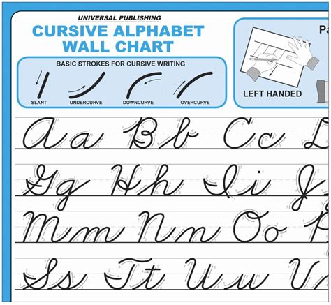 6 Best Images of Printable Cursive Handwriting Chart - Cursive Writing ...