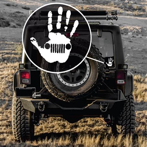 Jeep Wave Hand Jeep Jeep Wrangler Decals | Custom Made In the USA ...