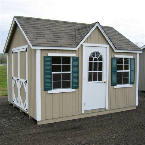 Little Cottage 12 x 10 ft. Classic Wood Cottage Panelized Storage Shed - Walmart.com - Walmart.com