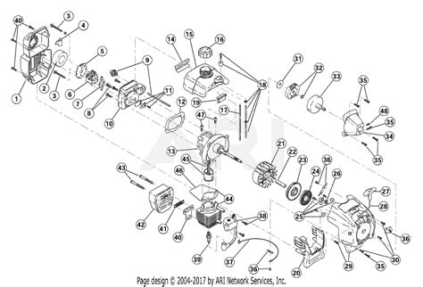 Stihl weed eater parts diagram