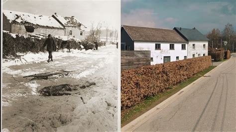 Malmedy Massacre Location Then and Now - YouTube