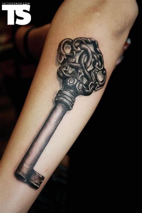 100 Mysterious Key Tattoo Designs For Your Lock