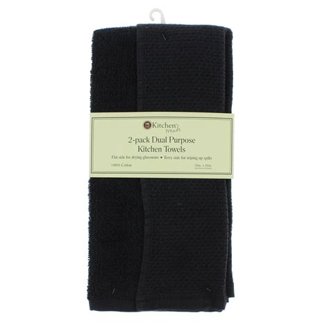 Kitchen Trends Black Kitchen Towels - Shop Kitchen Linens at H-E-B