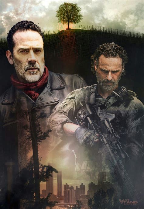 RICK V NEGAN | Amc walking dead, Walking dead art, Rick walking dead