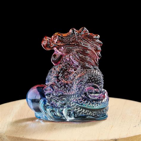 Multi-colored Miniature Crystal Dragon Figurine – HighEmporium.com