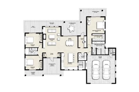 3-Bedroom Modern Minimalist Home (Floor Plan)