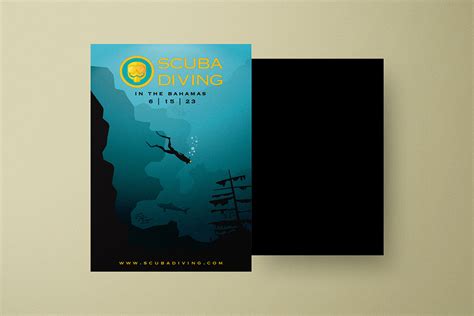 Scuba Diving Poster Design on Behance