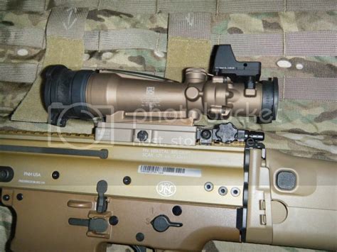 WTS; Trijicon Acog TA11-G FDE with 7.62 reticle, 3.5x with Trijicon RMR | FN Herstal Firearms