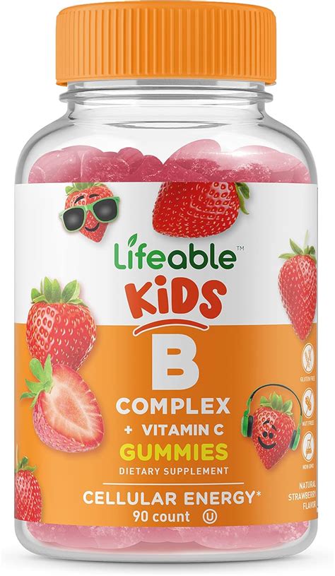 Amazon.com: Lifeable Vitamin B Complex with Vitamin C for Kids - Great ...