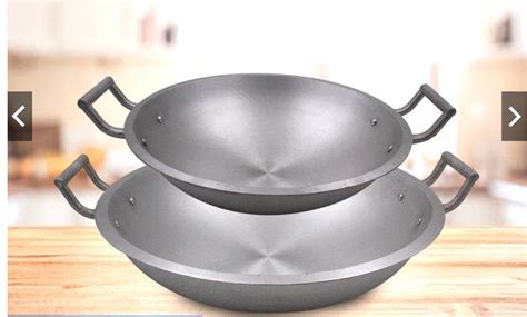 Kawali Frying Pan With Double Handle Kawali D/H #3 #5, Furniture & Home ...