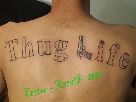 Thug Life Tattoo Ideas