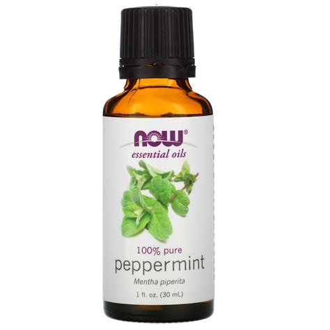 Now Foods, Essential Oils, Peppermint, 1 fl oz (30 ml) - iHerb