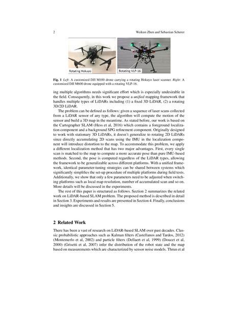 A Unified 3D Mapping Framework using a 3D or 2D LiDAR | DeepAI