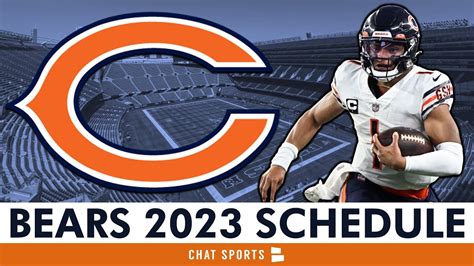 Chicago Bears 2023 Schedule, Opponents And Instant Analysis - YouTube