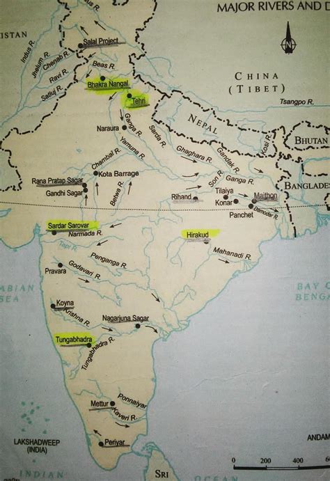 where are hirakud, a bhakra nangal,sardar sarovar,a tehri,a tungabhadra dams are located on ...