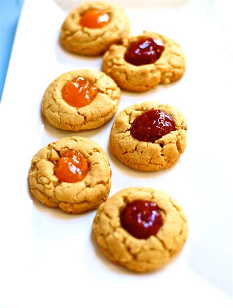 Peanut Butter and Jam Cookies Recipe - Studio Delicious