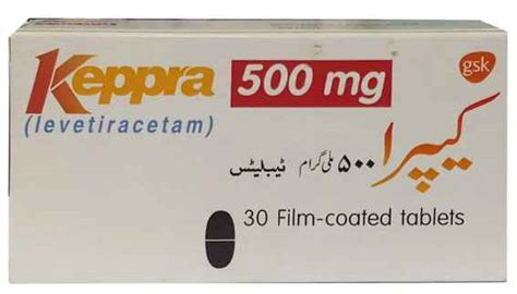 Keppra 500mg Tablet - Side Effects - Buy Online - ₨ 2,343 - khasmart