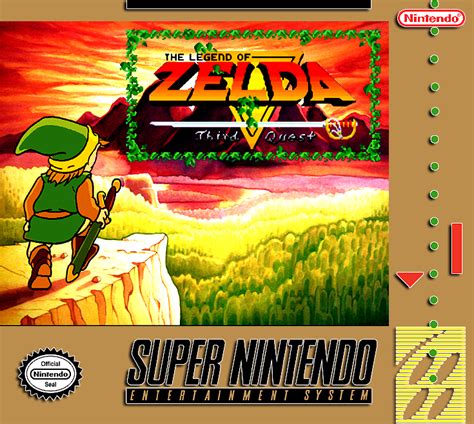 The Legend of Zelda: Third Quest (SNES) | Legend of zelda, Box art ...