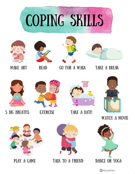 Children's Coping Skills Digital Download Anxiety - Etsy