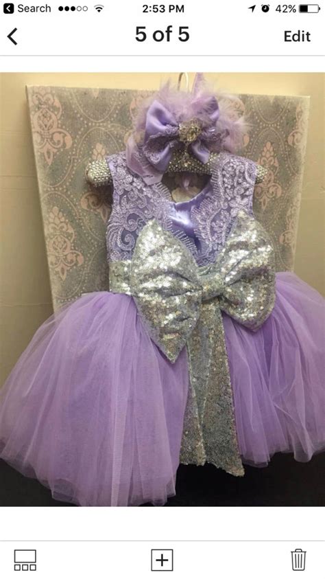 Baby purple dress party dress birthday dress newborn | Etsy