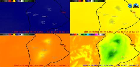 Water Vapor imagery sensing the surface of Hawai’i — CIMSS Satellite Blog, CIMSS