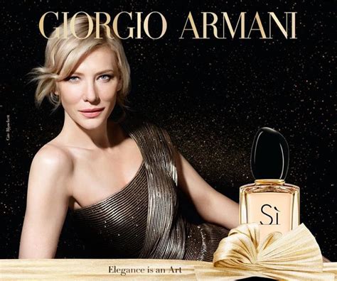 Cate Blanchett Limited-Edition Armani Si Perfume Ad | Armani si perfume, Giorgio armani si ...