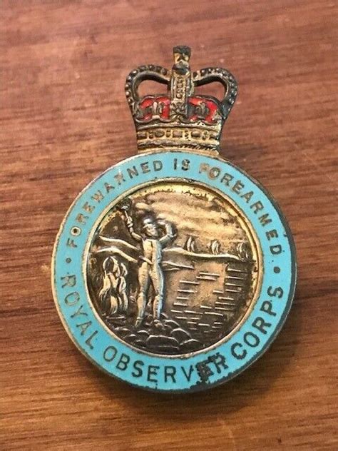 Original Vintage Royal Observer Corps Lapel Badge | in Ipswich, Suffolk | Gumtree