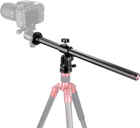 Neewer Tripod Boom Arm, 19.7" Horizontal Center Column Tripod Extension Arm Rotatable 360 ...