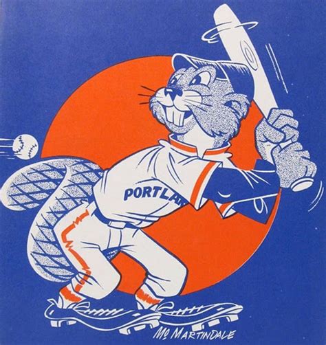 Portland Beavers (PCL- 1968) | Character design, Logo illustration ...