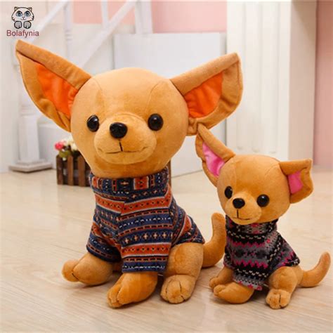 BOLAFYNIA Children plush stuffed toy Chihuahuas dog wear clothes baby ...