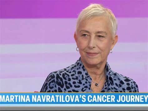 BREAST CANCER AWARENESS MONTH: Two-Time Cancer Survivor Martina Navratilova on TODAY | Speakers.com