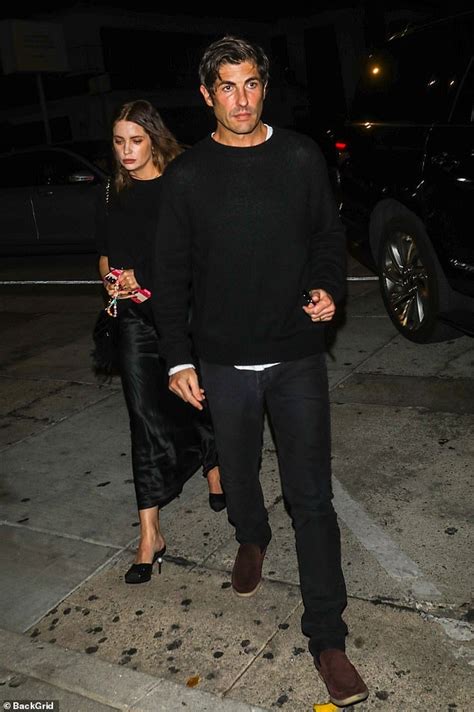 Ashley Benson and Brandon Davis, oil heir fiancé, coordinate chic black ...