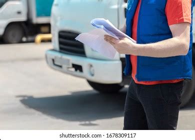 Courier Driver Uniform Making Notes Document Stock Photo 1678309117 | Shutterstock