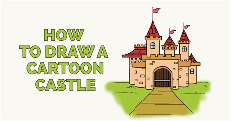 How to Draw a Disney Castle Step by Step TUTORIAL - Kelly Thoofte