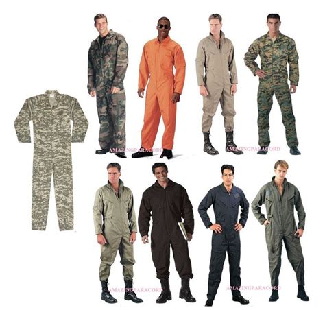 Details about Military Woodland Camo Air Force Style Army Flight Suit ...