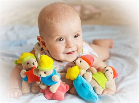 Baby Girl Playing With Toys Stock Photography - Image: 26303732