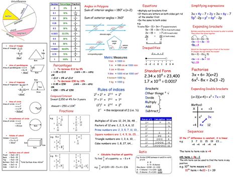 gcse maths revision pdf