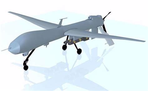 Predator UAV Drone Model Poser Format 3D Weapons and MilitaPoser World ...