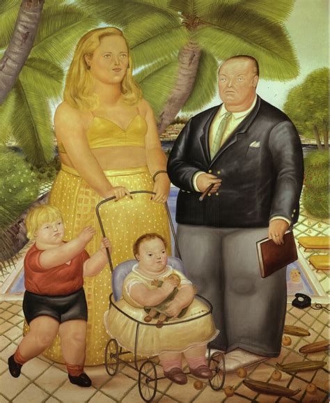 Frank Lloyd and His Family in Paradise Island - Fernando Botero ...