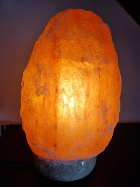 Pink Himalayan Salt Lamp + Marble Base, Furniture & Home Living, Home Decor, Other Home Decor on ...