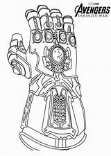 Infinity Gauntlet Coloring Page  Everett Parsons Pages sketch template