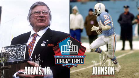 Longtime Oilers/Titans Owner Bud Adams Named a Semifinalist in the ...