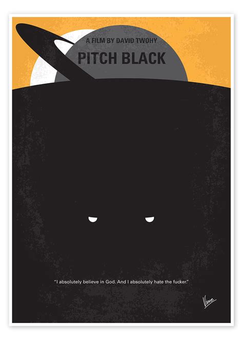 Pitch Black print by Chungkong | Posterlounge