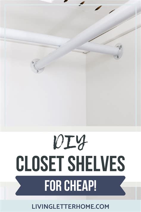 Bye ugly wire shelves! Hello DIY Closet Shelves - Living Letter Home