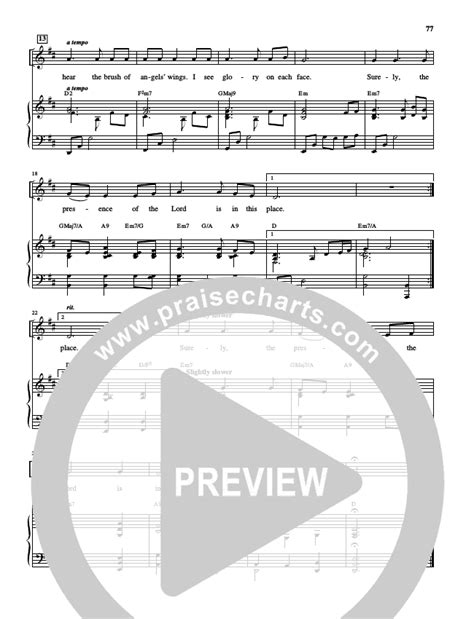 Surely The Presence (Choral) Sheet Music PDF (Alfred Sacred) - PraiseCharts