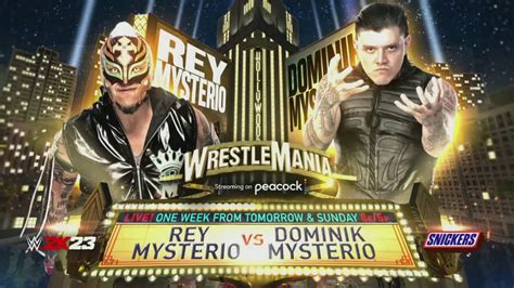 Rey Mysterio vs. Dominik Mysterio Set For WWE WrestleMania 39