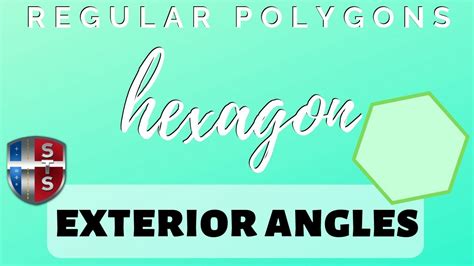 Find the exterior angles of a regular hexagon - YouTube