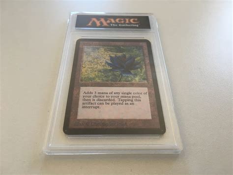 Magic the Gathering Black Lotus Card Replica TOP LOADER Mono Artifact ...