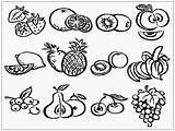 Mewarnai Buahan Segar Colouring Gambarmewarnai Sketch Coloring Page sketch template