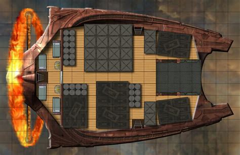 9 flying ship battle maps for your Eberron campaign